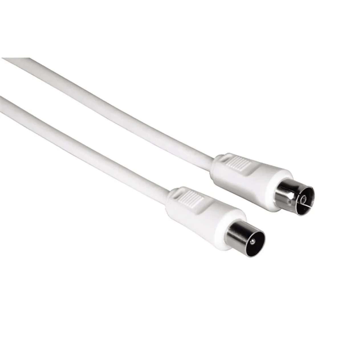 Hama 00205028 FIC ECO antennakábel 1,5m 75 Ohm kettős árnyékolás fehér koax anya-apa #1