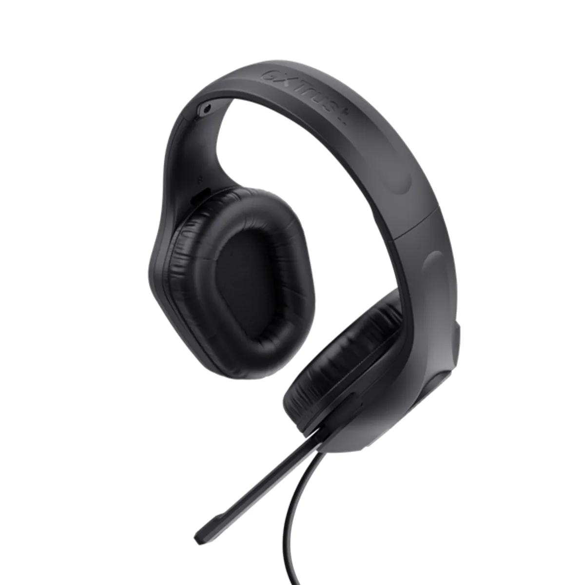 TRUST 24990 GXT 415 Zirox 2.0 headset 50 mm hangszóró 20-20000 Hz 32 ohm 90 dB 3.5 mm jack 200 cm fekete mikrofon 100-17000 Hz #2