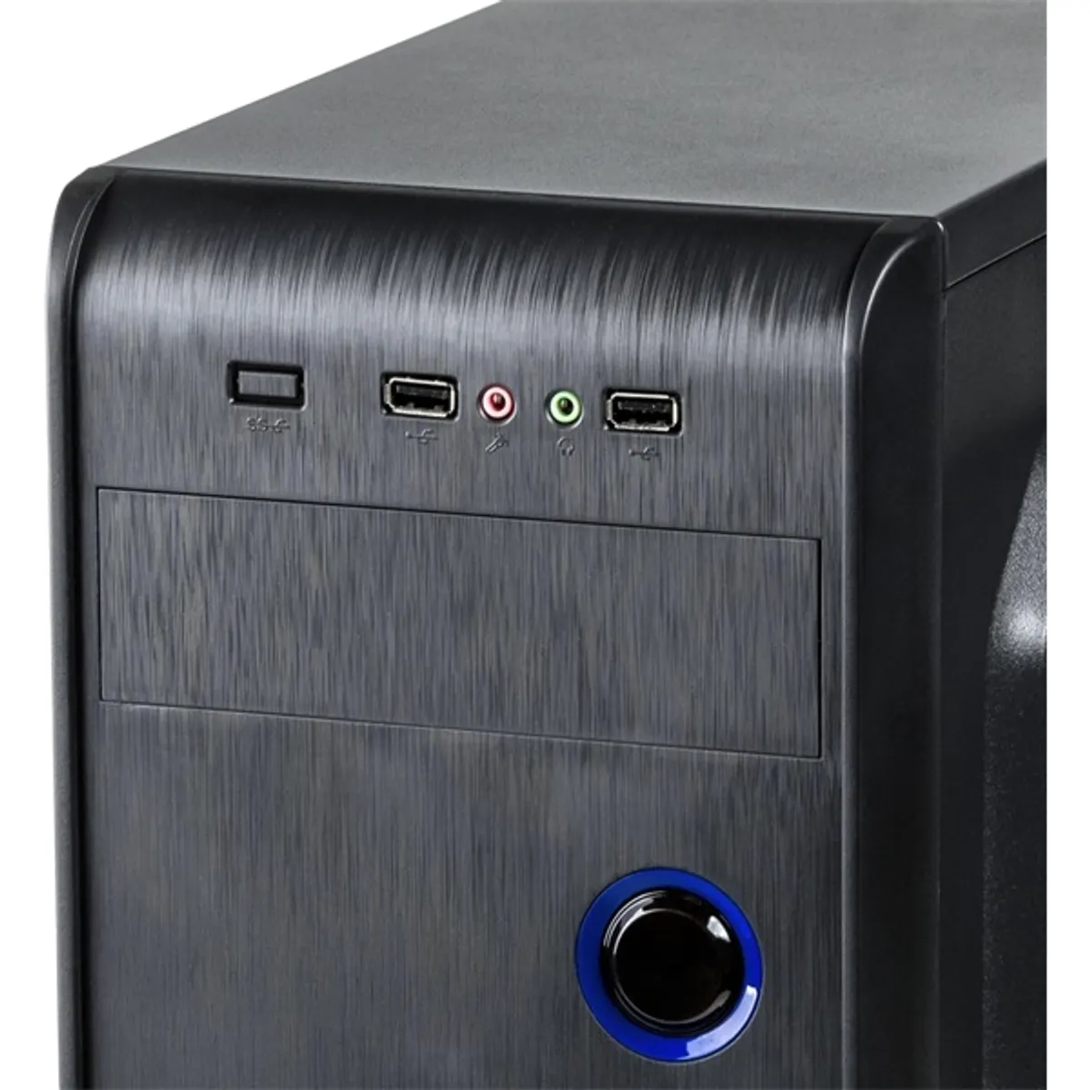 AKYGA AK939BL Midi ATX ház fekete 5,25 külső hely 1 db 3,5 belső hely 3 db 2,5 belső hely 3 db USB 2.0 előlapon 2 db max GPU hossz 385 mm táp nincs #3