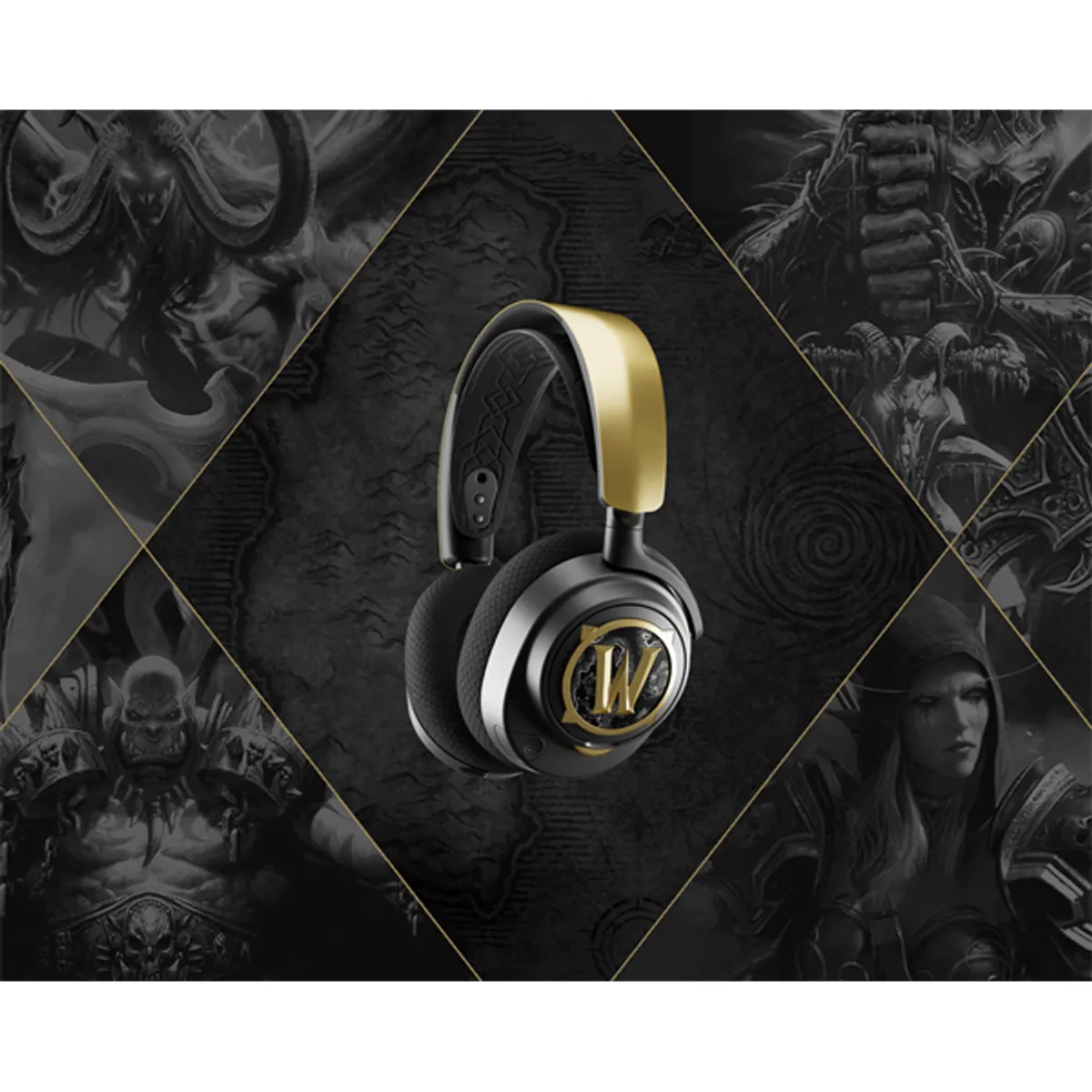 STEELSERIES 61558 Arctis Nova 7 World of Warcraft Edition Bluetooth vezeték nélküli USB-C bal oldali mikrofon 40 mm #6