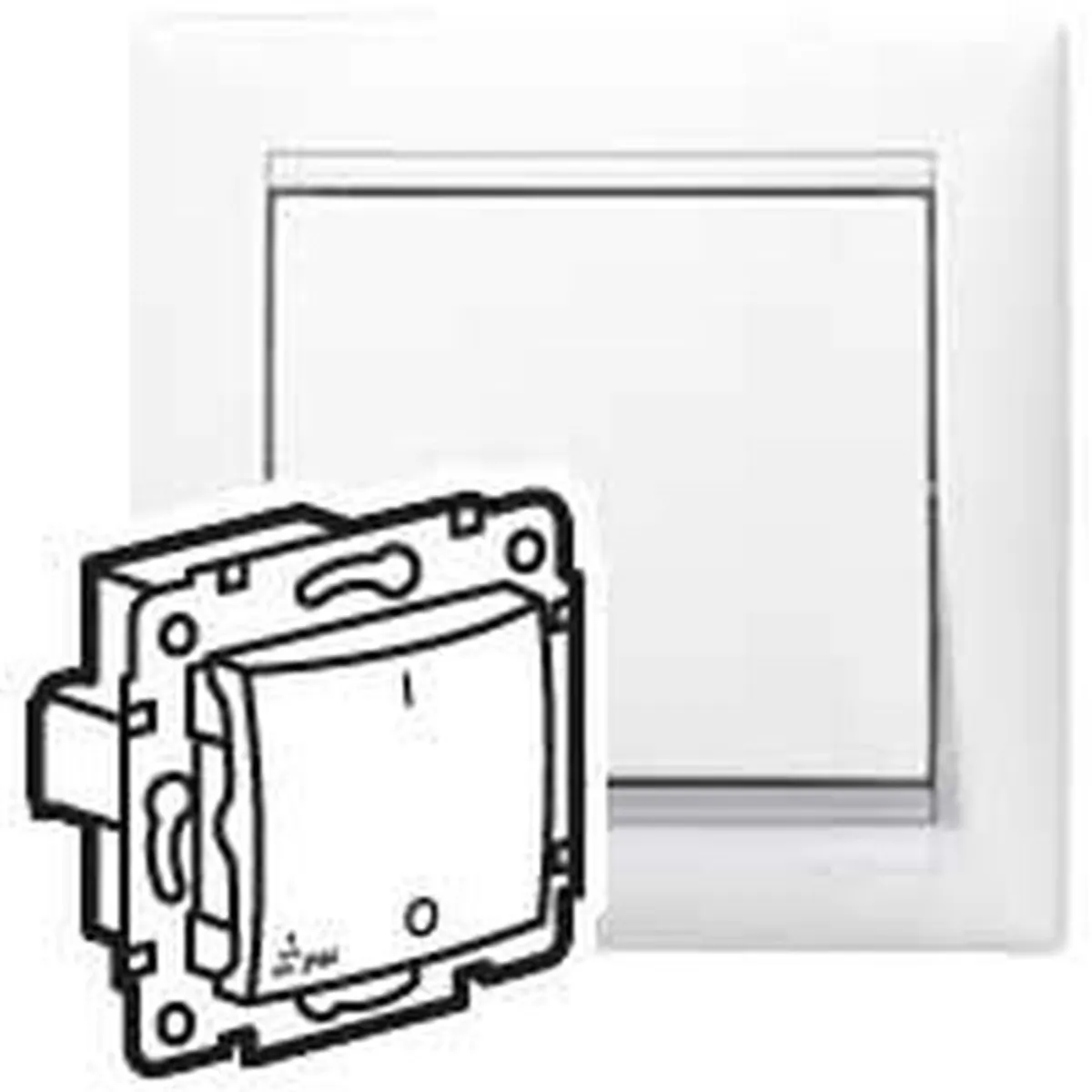 LEGRAND 770092 Valena IP44 2P kapcsoló fehér #1