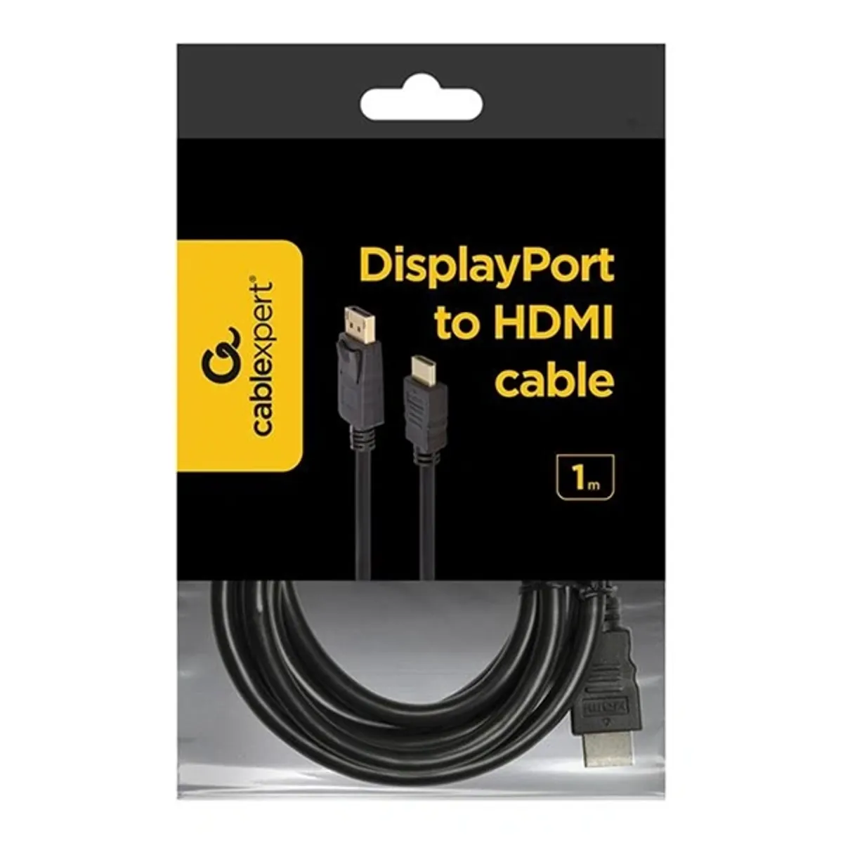 Gembird CC-DP-HDMI-1M DisplayPort HDMI kábel 1 m 4K 30 Hz HDCP 5.1 audio Plug and Play #4