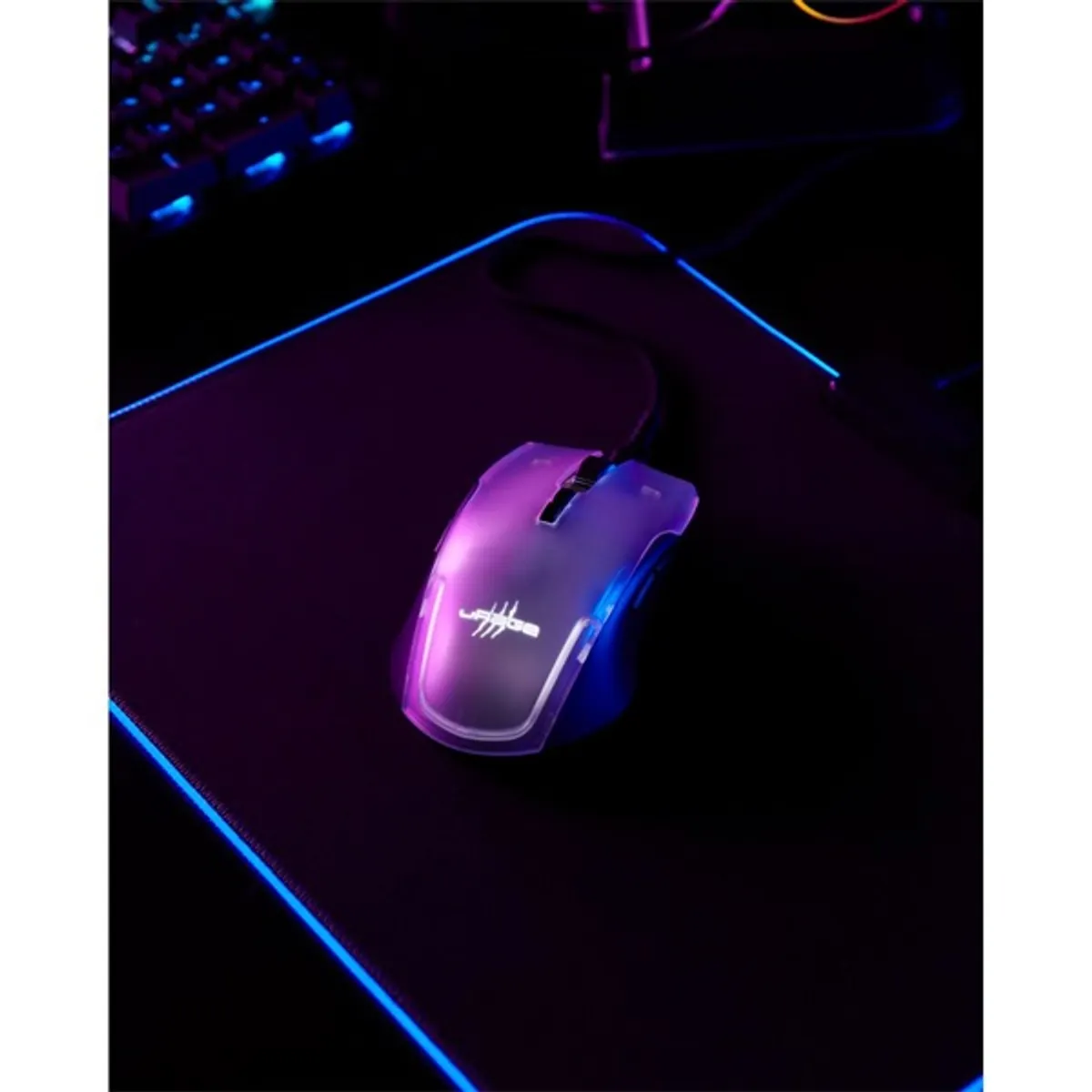 URAGE 00217843 REAPER 515 fekete usb gamer egér 12000 dpi 1000 Hz 1 ms 2 m rgb #3