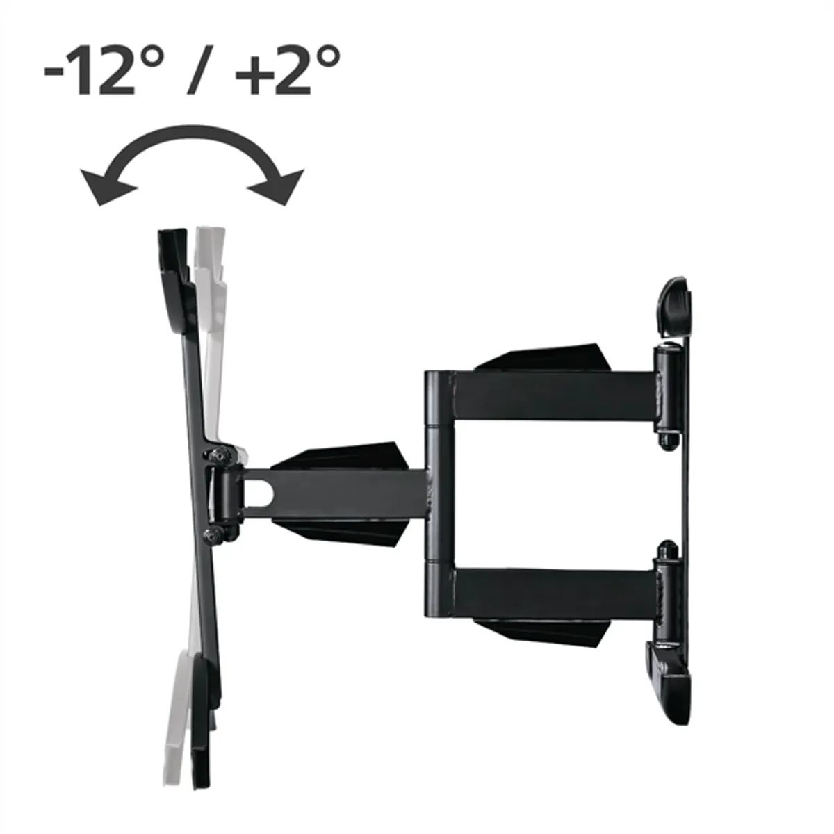 Hama 00220834 FITV Fekete Fali konzol 32"-65" 1 db 35 kg 180 fok #4