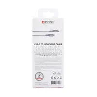 Skross USBC-TO-LIGHT-120-STEEL-1 USB-C to Lightning adat- és töltőkábel 200 cm #4