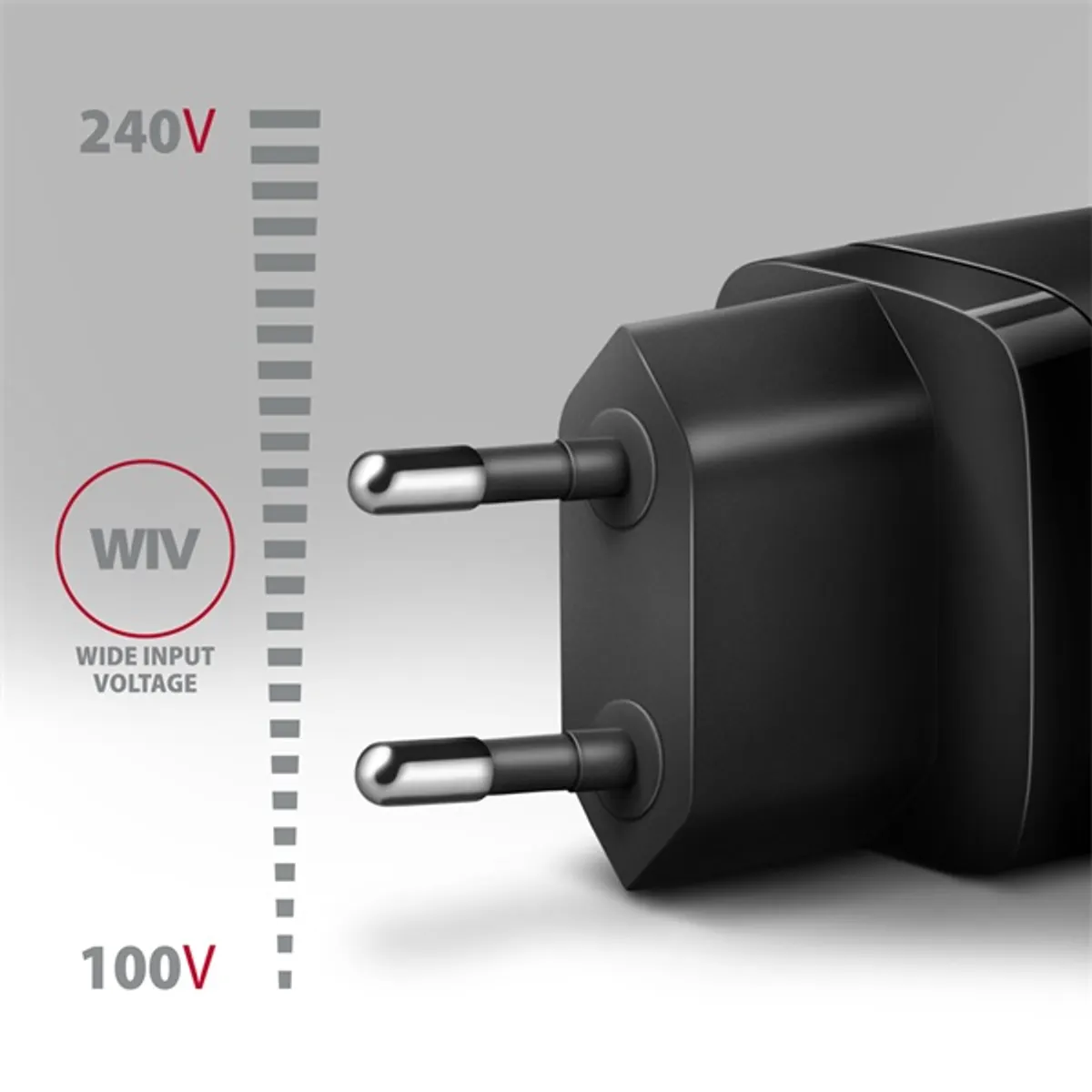 AXAGON ACU-PQ30 Hálózati töltő 1x USB-C 1x USB-A 30W PD 3.0 QC 3.0 fekete #3