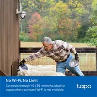 TP-LINK TAPO C501GW Tapo C501GW 1080p IP66 kültéri kamera PoE 2-irányú hang microSD 512GB 1x LAN 30 m IR #4