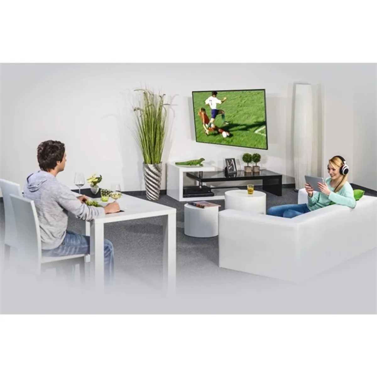 HAMA 00220828 fali konzol full motion 32"-65" acél fekete 35 kg 180° 15° VESA 75x75-400x400 #10