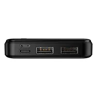 MAXLIFE TF-0022 Power Bank 10 000 mAh 5 V 2 A, 2x USB-A, USB-C és Micro USB bemenet, fekete #5