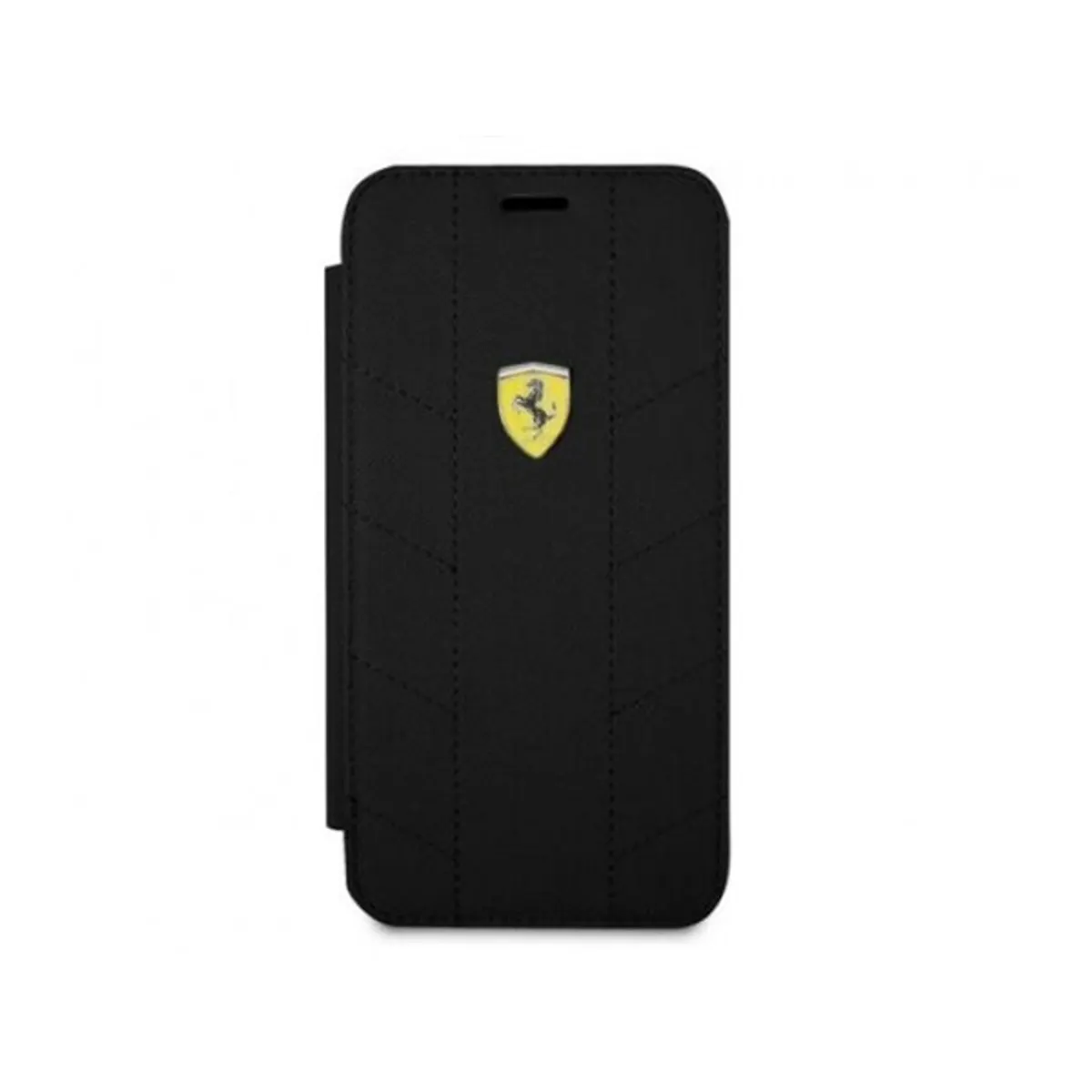 Ferrari FESCODFLBKPXBI flip tok iPhone X fekete 5,8" #1