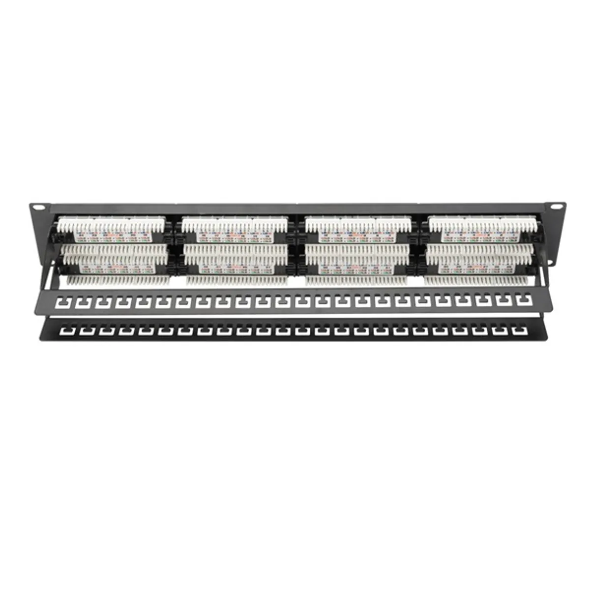 DIGITUS DN-91648U Patch panel 48-port 2U 19" Cat6 fekete #2