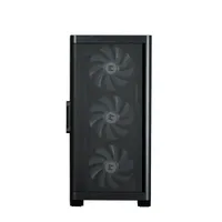 Zalman M4 BLACK ablakos mATX - Anyag: acél, műanyag, edzett üveg - Beépített ventilátor: 8 - 3,5 belső hely: 1 - Tápegység: nincs - USB 3.0: van #2