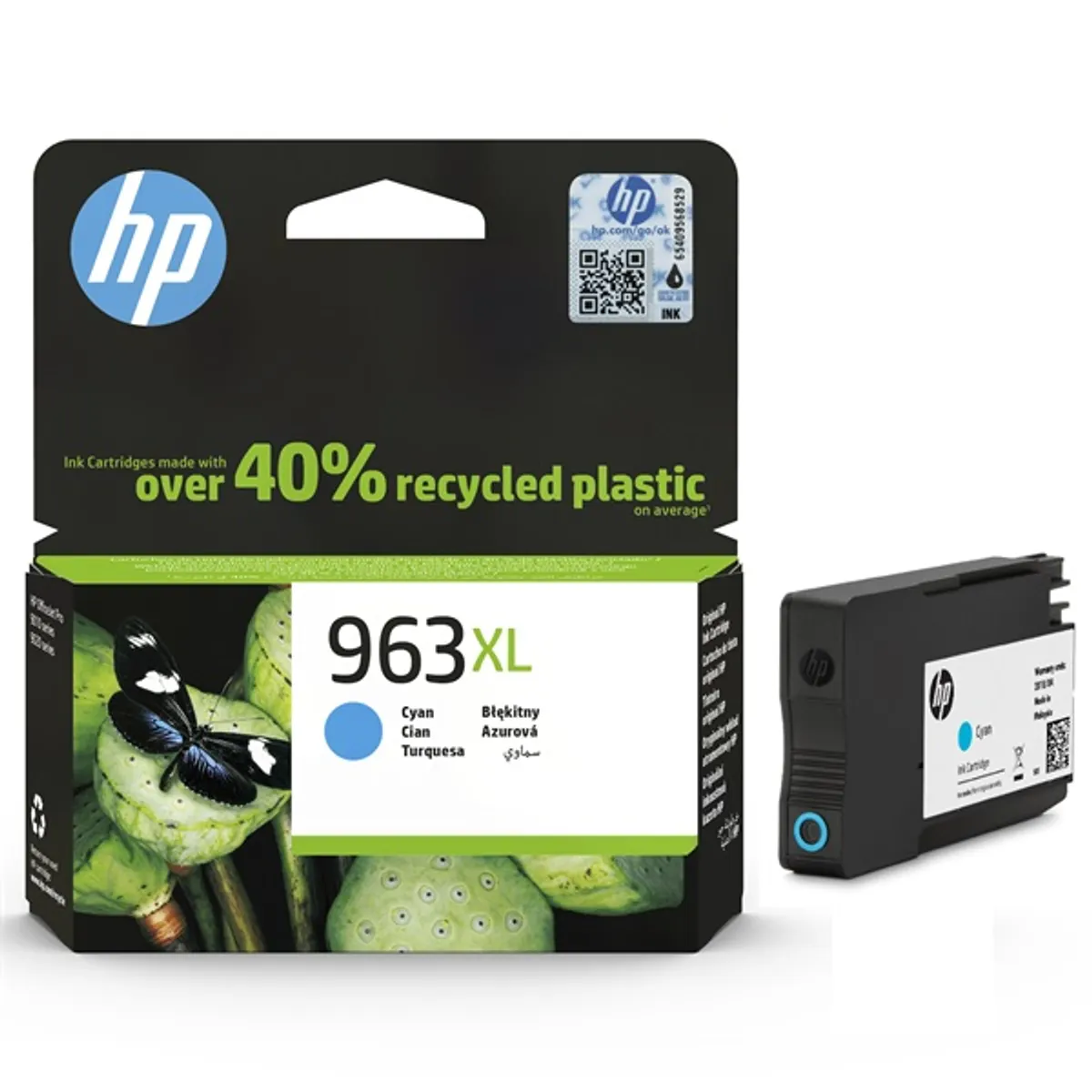 Hewlett Packard 3JA27AE cián tintapatron #3