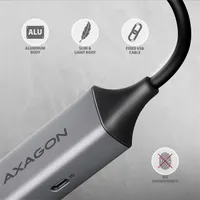 Axagon ADE-TXPD USB-C gigabites Ethernet adapter ezüst fekete 15 cm RJ-45 #5