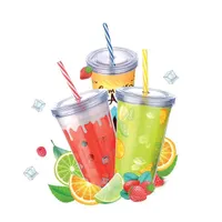 TITIZ AP-9444 pohár szívószállal 0,6 L #4