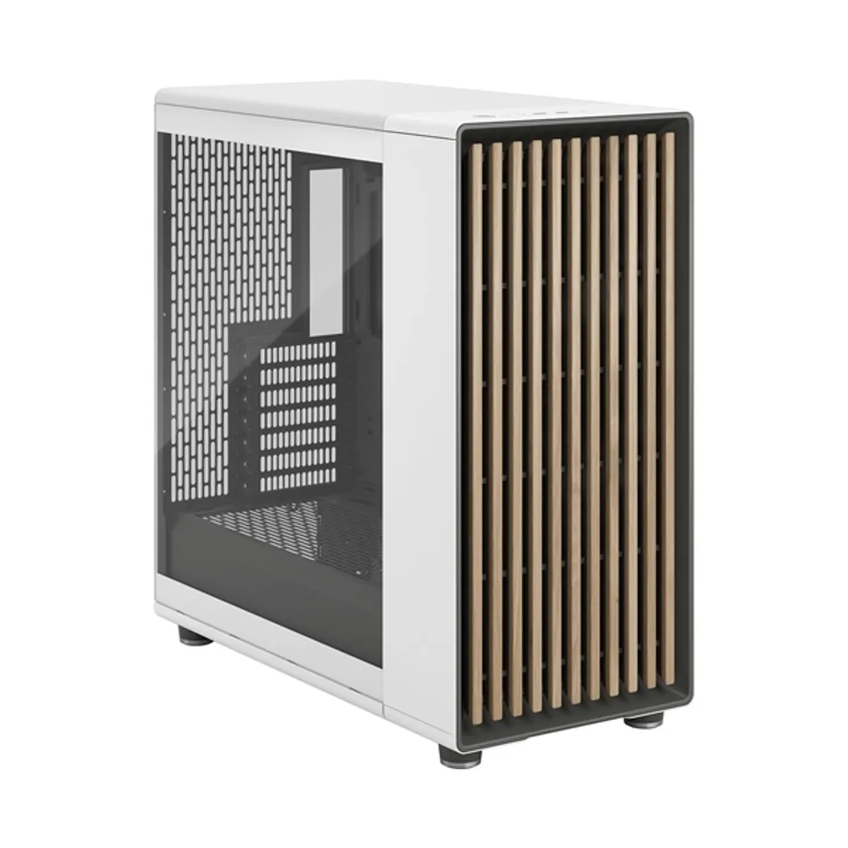 FRACTAL DESIGN FD-C-NOR1X-04 North XL Fehér USB 3.0 fejhallgató csatlakozó, mikrofon csatlakozó, 3,5 belső hely 2 db, 2,5 belső hely 2 db, beépített ventilátorok 3 #2