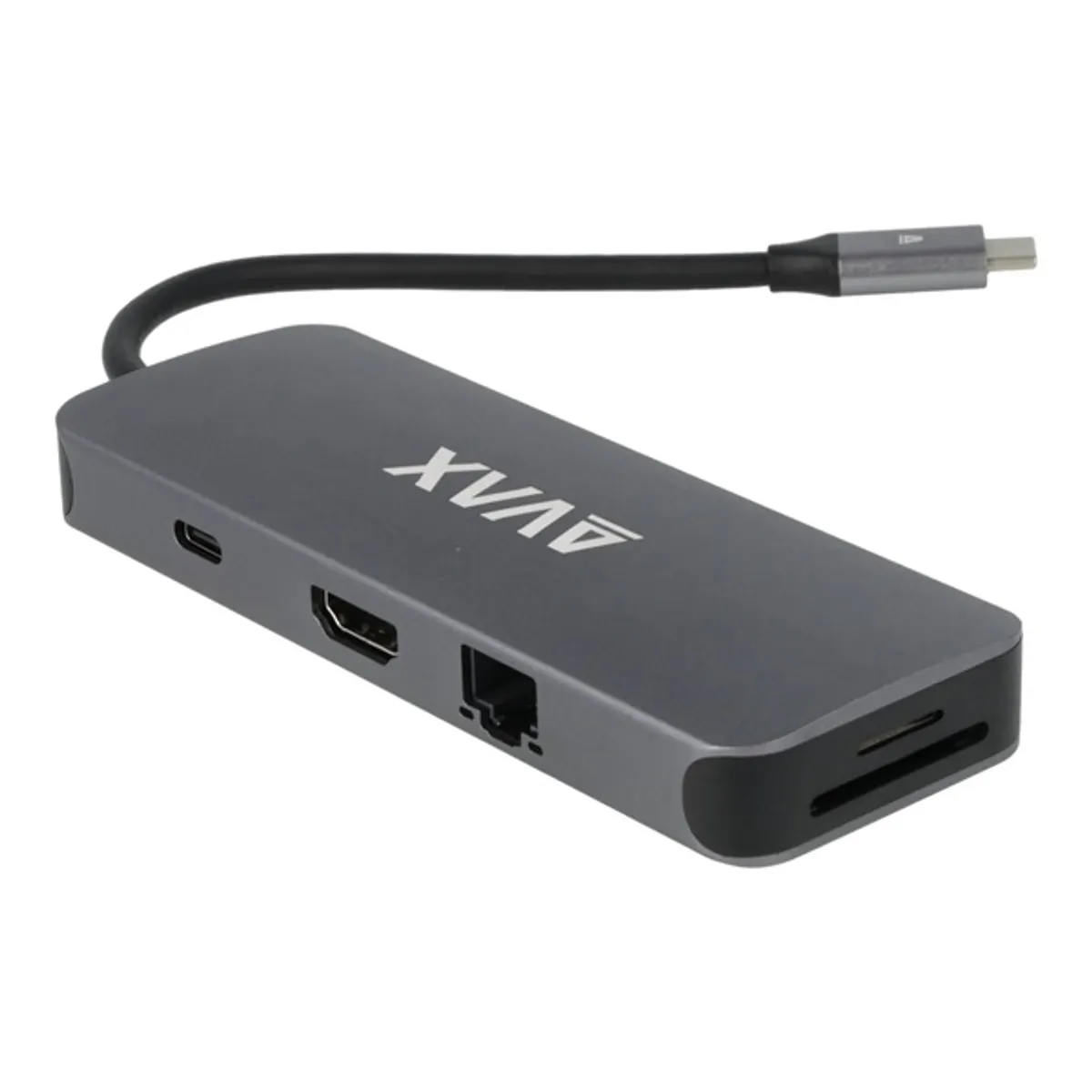 AVAX HB612 connect 8in1 4 usb usb-c hdmi micro sd rj45 #1
