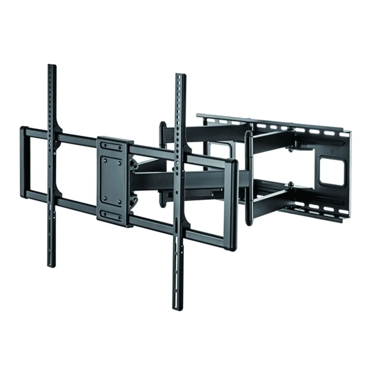 STANSSON WM-60120-5-60 60"-120" teljes mozgástartományú fali TV konzol 120 kg VESA 200x200-900x600 dőlés 5-15° forgás 60°-60° #2