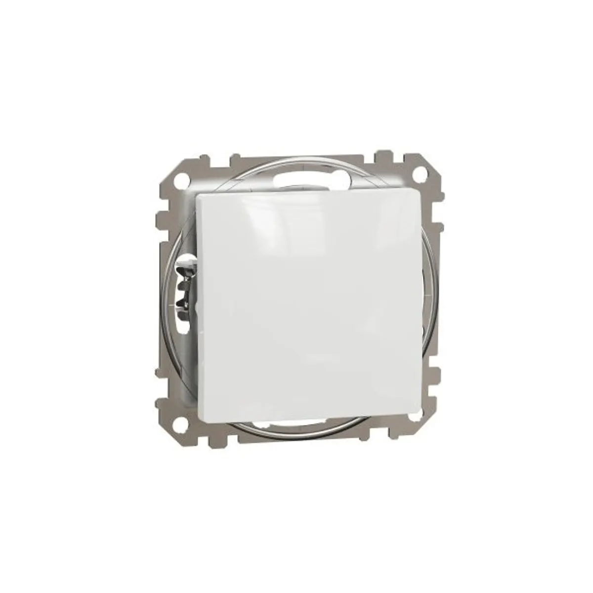 Schneider SDD111111 Sedna fehér egypólusú nyomó 10A ip20 rugós bekötéssel #1