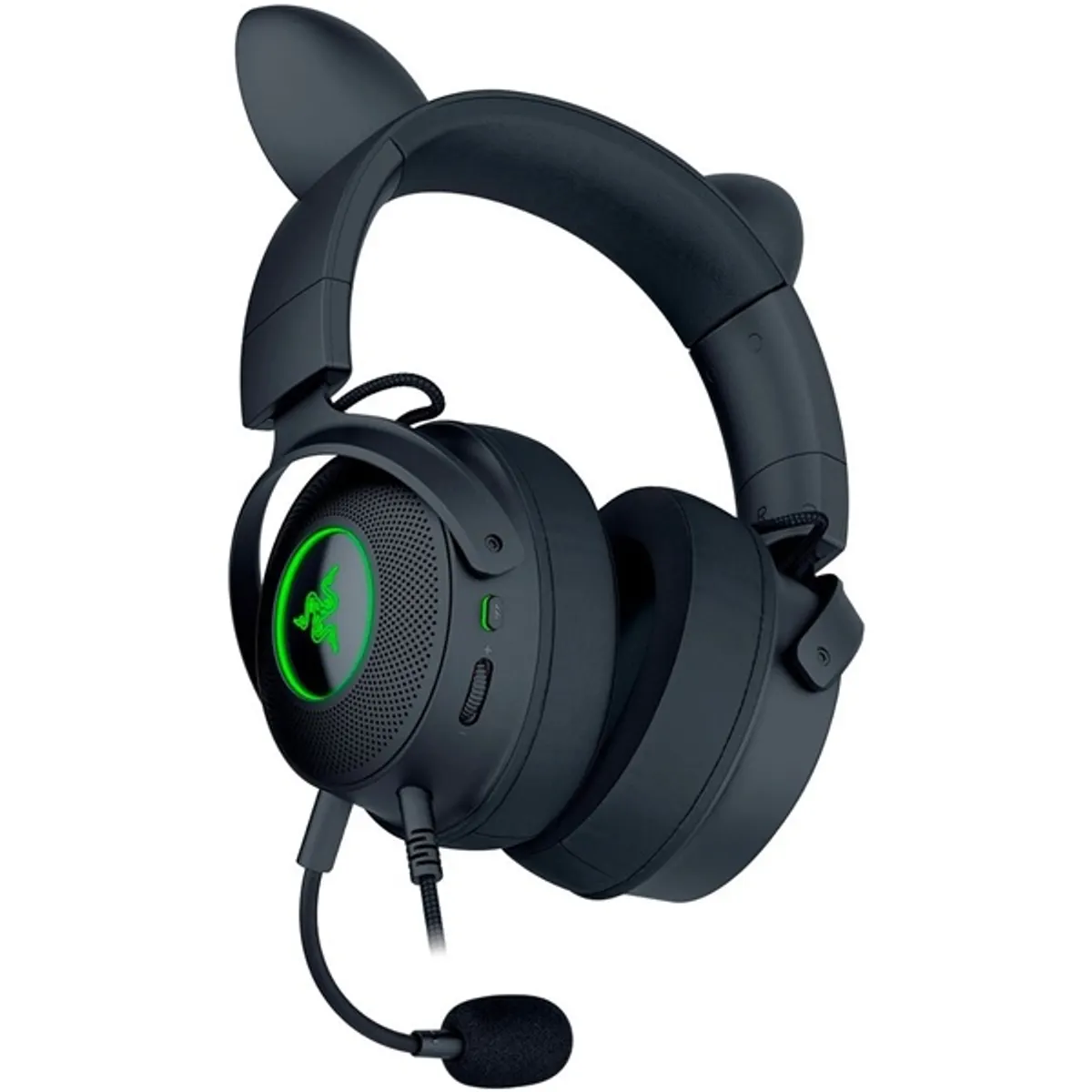 Razer RZ04-04510100-R3M1 Kraken Kitty V2 Pro 2.0 headset fekete USB hangerő szabályzó bal mikrofon 50 mm #5