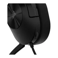 CORSAIR CA-9011260-EU HS55 Stereo fekete 50 mm hangszóró, 3,5 mm jack, 20-20000 Hz, 32 ohm, 114 dB, vezetékes #4