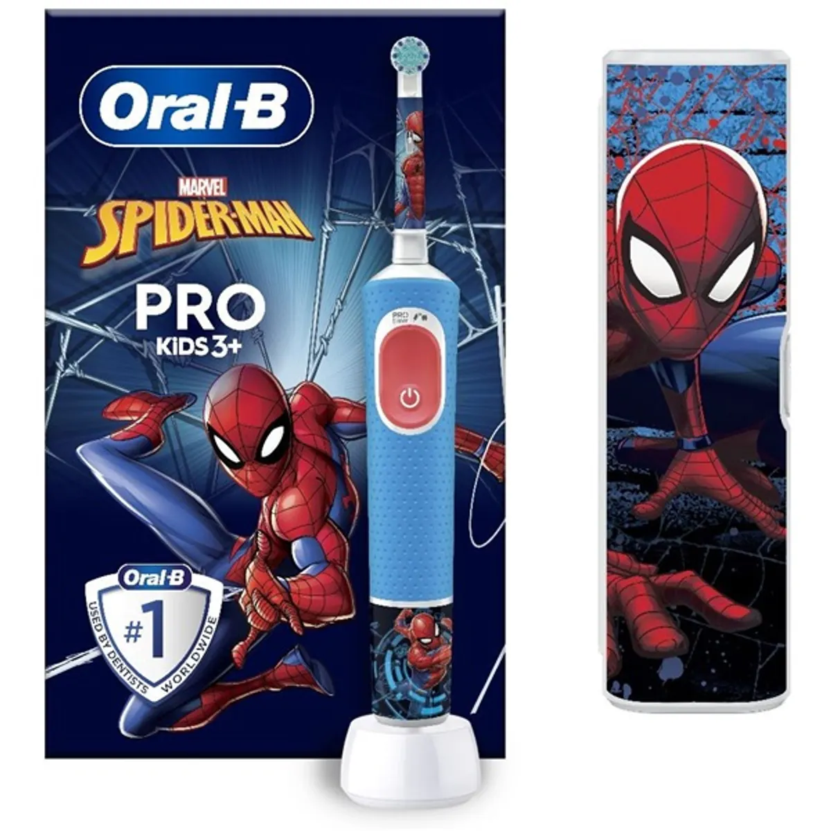 ORAL-B 10PO010413 Vitality Pro Kids Spiderman utazótok 3+ éves többszínű #1