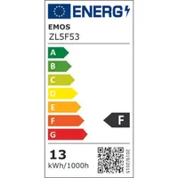 Emos ZL5F53 Basic A60 12W 1055lm E27 4000K természetes fehér LED izzó #4
