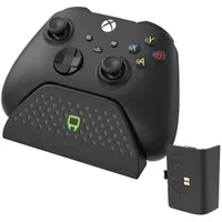 VENOM VS2880 Töltőállomás és akkumulátor Fekete Xbox Series X S kompatibilis, akkumulátorral, USB-C, LED töltésjelző, 2 m USB-kábel