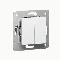 Legrand 773608 Cariva kettős váltókapcsoló 10A fehér IP20 rugós bekötéssel #2