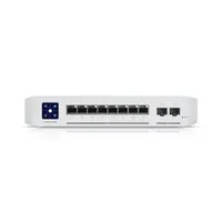 UBIQUITI USW-ENTERPRISE-8-POE UniFi Switch Enterprise 8 PoE 8x2.5GbE RJ45, 2x10G SFP, PoE/802.3af/at, L3, 1.3" érintőképernyő