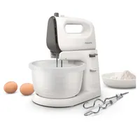 PHILIPS HR3745/00 Viva Collection tálas mixer 450 W, 3 L, fehér, 5 sebesség turbó #1