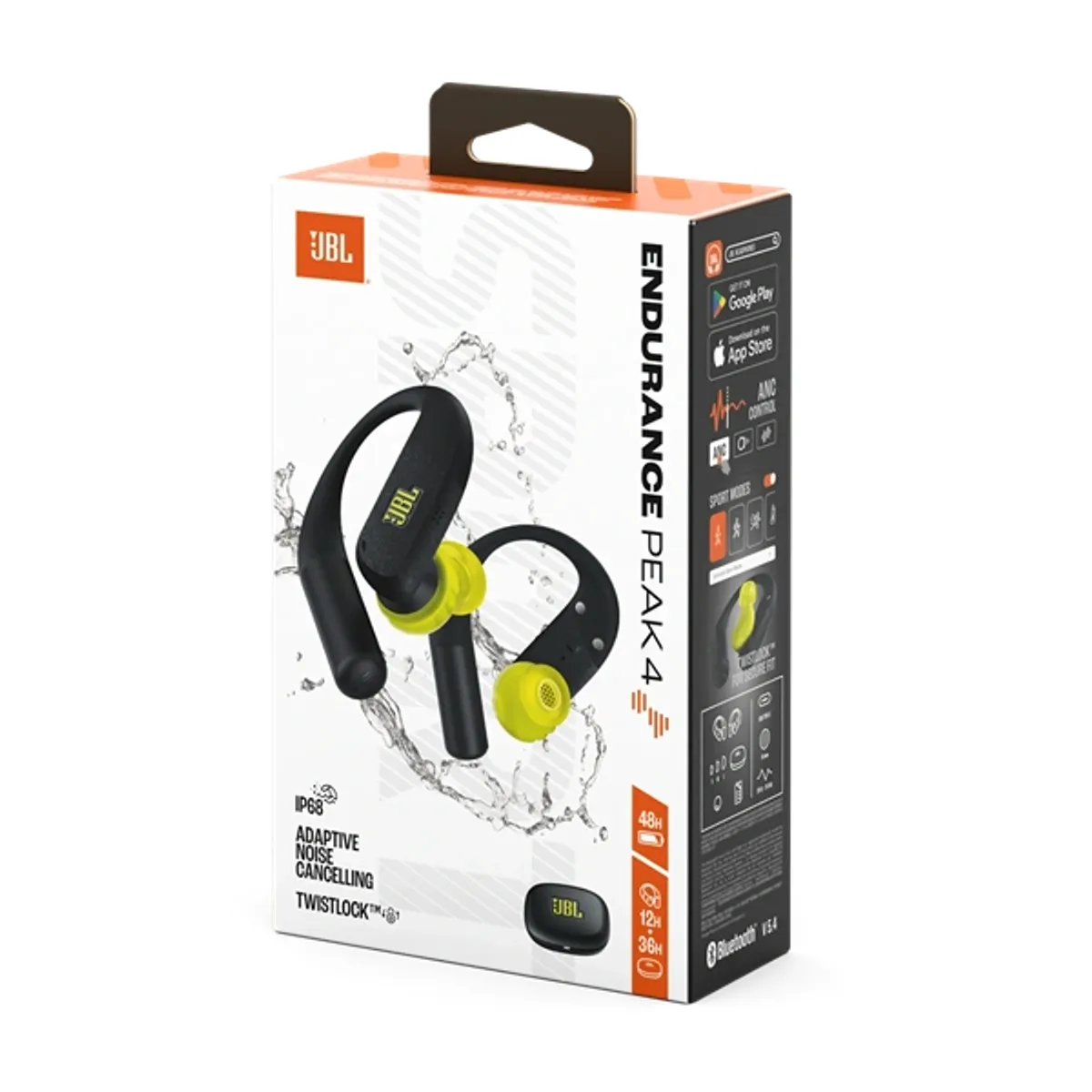 JBL ENDUPEAK4BLKL Endurance Peak 4 fekete-lime Bluetooth IP68 12 óra üzemidő 10 mm meghajtó 2 óra töltés #8