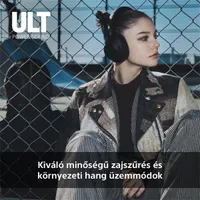Sony WHULT900NB.CE7 ULT WEAR 40 mm hangszóró, zajszűrő, Bluetooth, multipoint, 30 óra üzemidő, fekete #4